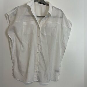 The Limited White Blouse XS